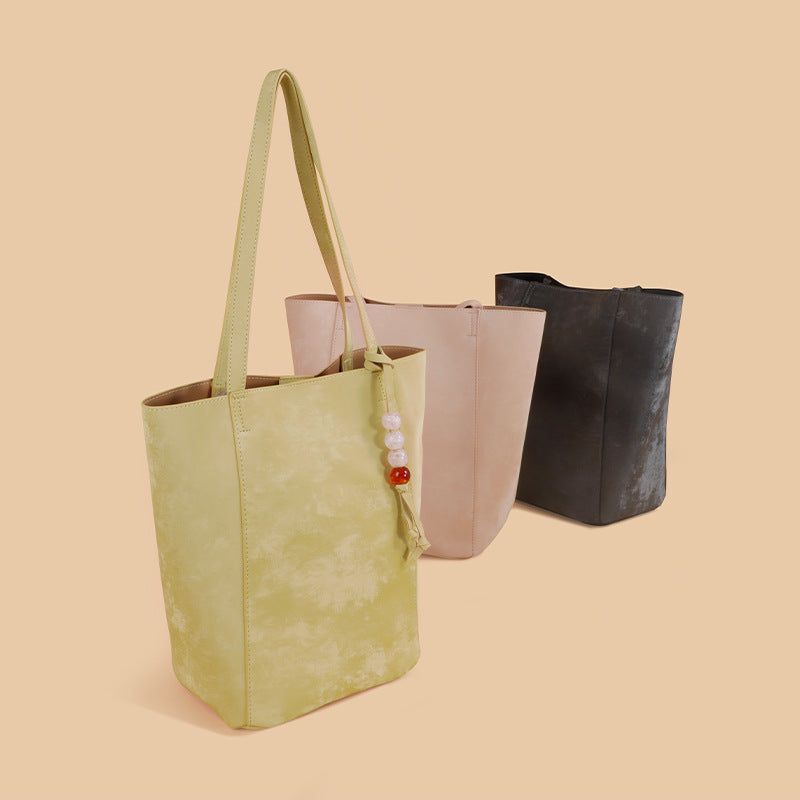 QARELA Large Capacity Tote Bag for Women, Stylish Shoulder Bucket Bag – Versatile Casual Commuter Handbag for Everyday Use