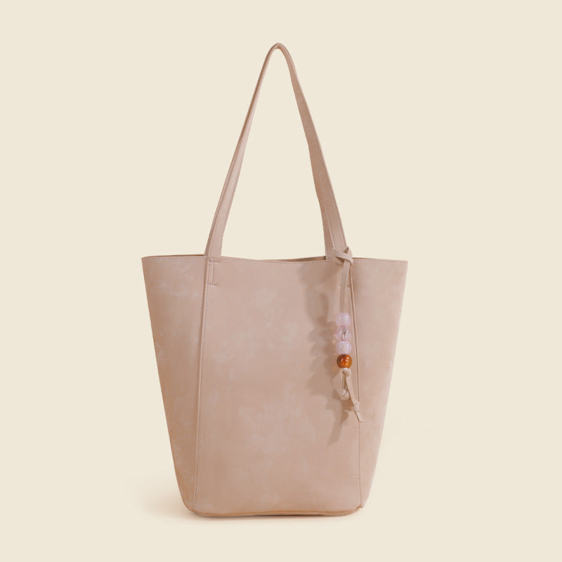 QARELA Large Capacity Tote Bag for Women, Stylish Shoulder Bucket Bag – Versatile Casual Commuter Handbag for Everyday Use